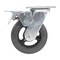 Vestil Rubber Swivel With Total Brake Caster 6 In. Diameter 2 In. Width 507 Lb. Capacity Black CST-VE-6X2MR-SWTB - alternate 4